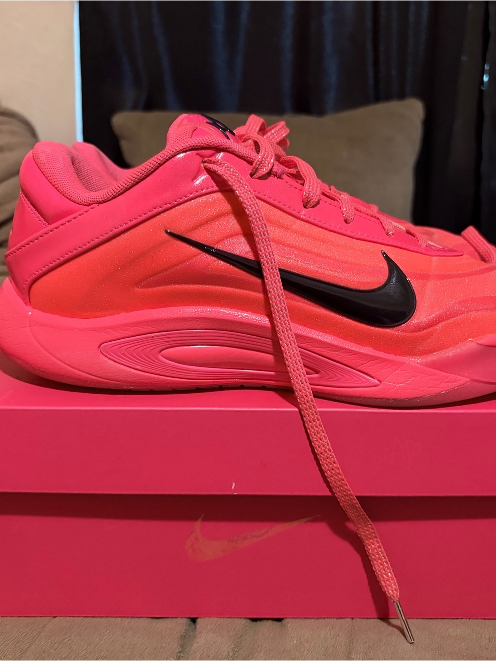 Nike Hot Pink and Black Men’s Sneakers